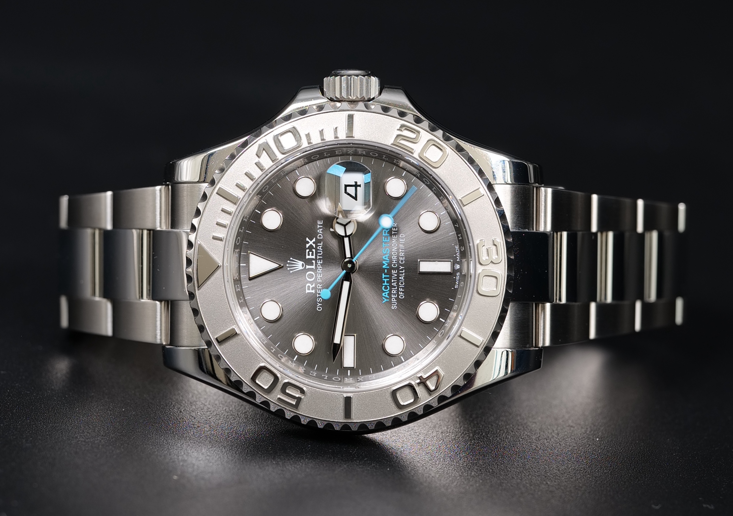 ROLEX YACHTMASTER REF. 126622 GREY DIAL FULL SET LIKE NEW